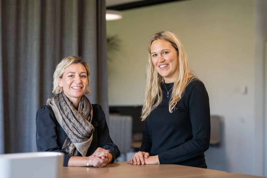 Martina Kutter et Ariane Lüscher ont largement contribué à la création des bureaux